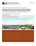 Zamboanga Peninsula’s Seasonal Fishing Closure for Sardines: Opening the Sustainability Frontier by Agnes R. Rola, Teresita A. Narcaez, Maria Rio A. Naguit, Dulce D. Elazegui, Bing Baltazar C. Brillo, Merlyn M. Paunlagui, Hadji C. Jalotjot, and Catherine P. Cervantes