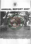 CVM annual report 2007 by College of Veterinary Medicine, University of the Philippines Los Baños