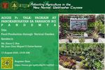 Food Production through Vertical Garden by College of Agriculture and Food Science