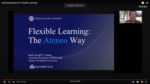 Utilizing Modules for Flexible Learning